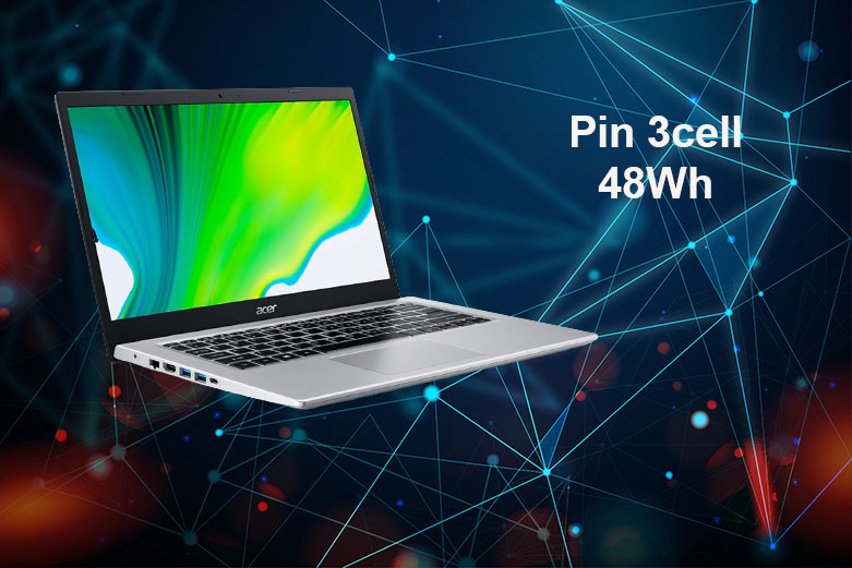 Laptop Acer Aspire 5 A514-54-39KU | Dung lượng pin cao