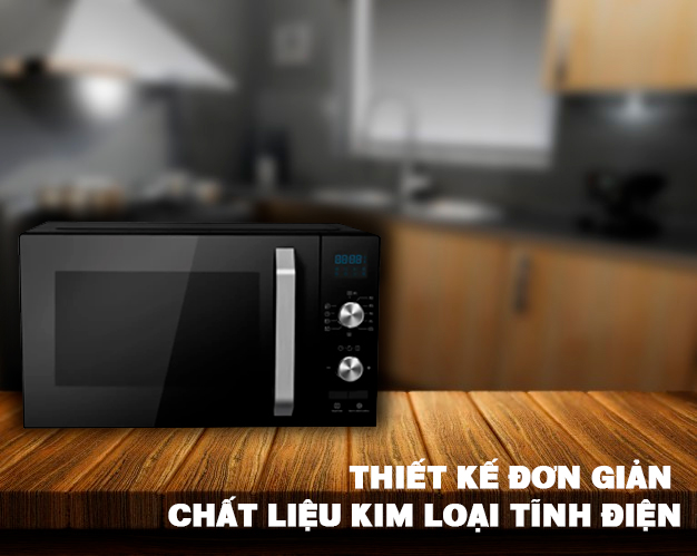 Lò vi sóng có nướng Hafele HW-F23B (23L) | Thiết kế đơn giản, Chất liệu kim loại tĩnh điện