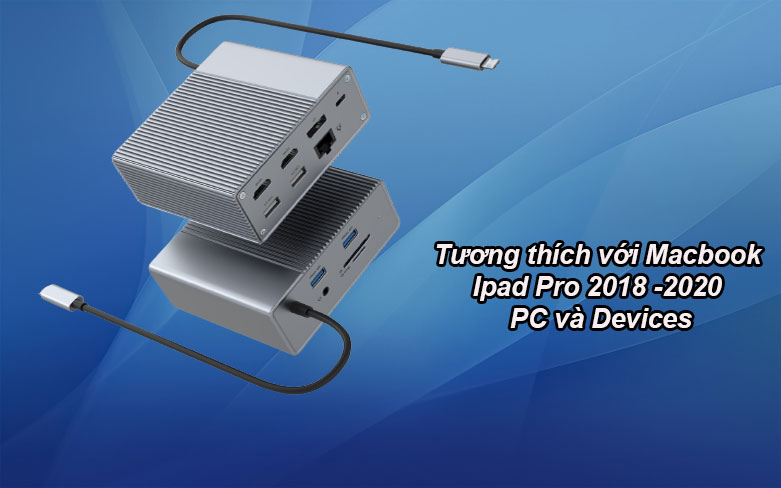 Hub USB-C Gen 2 12 in 1 Hyper Drive HD-G212 | Tương thích với nhiều thiết bị