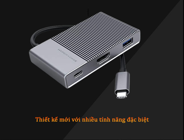 Hub USB-C Gen 2 6 in 1 Hyper Drive HD-G206 | Thiết kế với nhiếu tính năng đặc biệt 