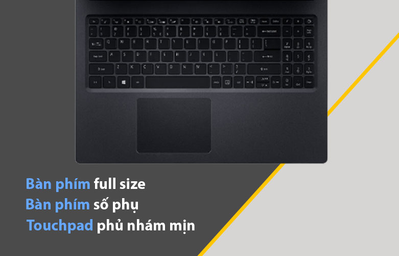 Laptop Acer Aspire 3 A315-57G-524Z | Bàn phím rộng rãi
