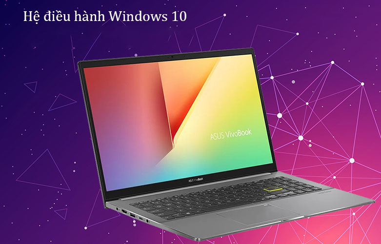 Laptop Asus Vivobook S533EA-BQ018T (i5-1135G7) (Đen) | Hệ điều hành Windows 10