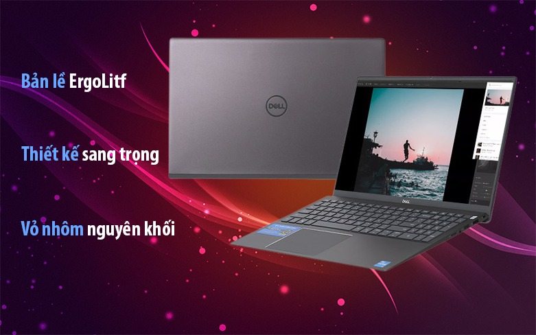 Laptop Dell Vostro 15 5502 | Thiết kế nhỏ gọn, Vỏ nhôm nguyên khối
