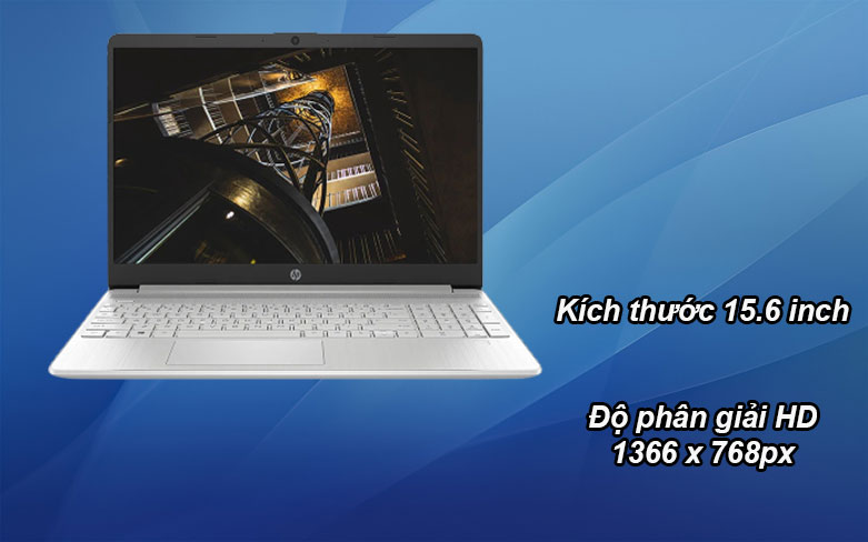 Laptop HP 15s-fq1107TU (193Q3PA) (i3-1005G1) | Màn hình kích thước 15.6 inch, Độ phân giải HD