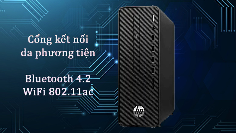 PC HP 280 Pro G5 SFF 1C4W5PA | Cổng kết nối đa phương tiên, Bluetooth 4.2 