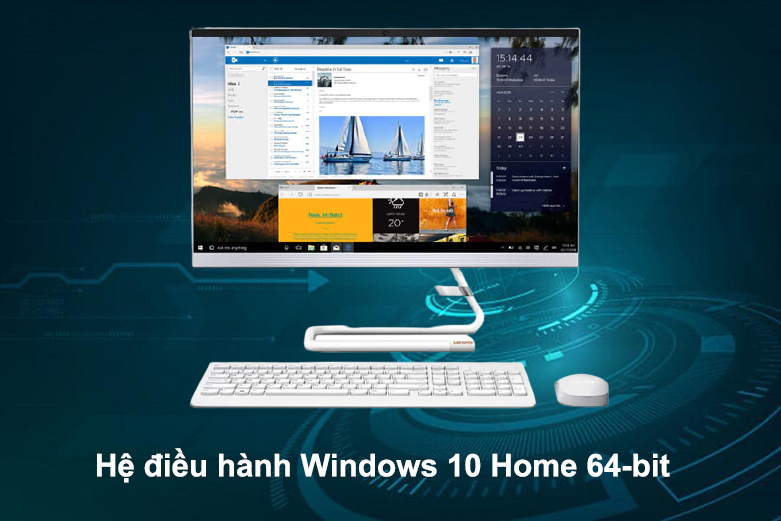  PC Lenovo AIO IdeaCentre 3 24IIL5 F0FR005WVN | Hệ điều hành Windows 10 Home 64-bit