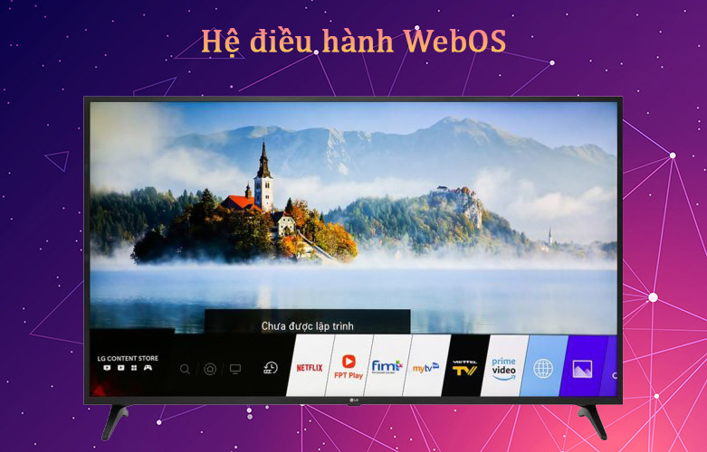 Smart Tivi LG 4K 43 inch 43UN7300PTC | Hệ điều hành WebOS