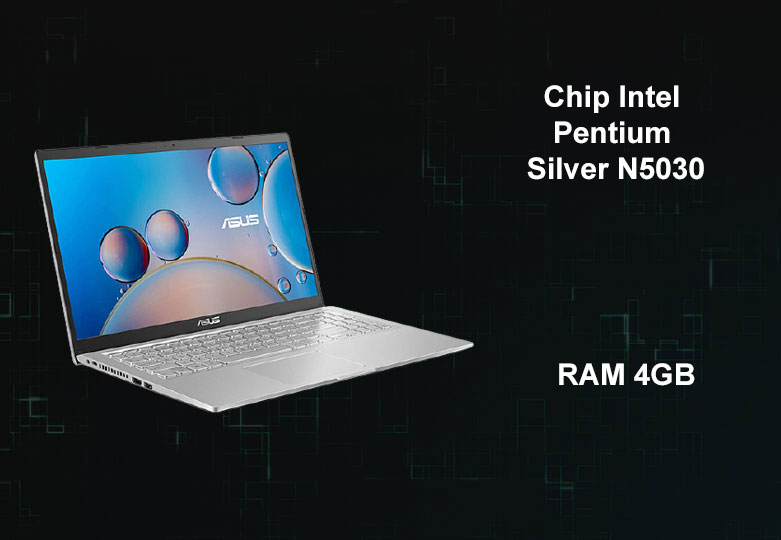Laptop Asus Vivobook X515MA-BR113T | Chip Intel Pentium Sliver N5030, Ram 4GB