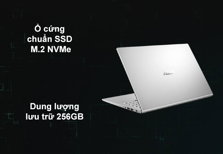 Laptop Asus Vivobook X515MA-BR113T | Ổ cứng chuẩn SSD M.2 NVMe, Dung lượng 256GB