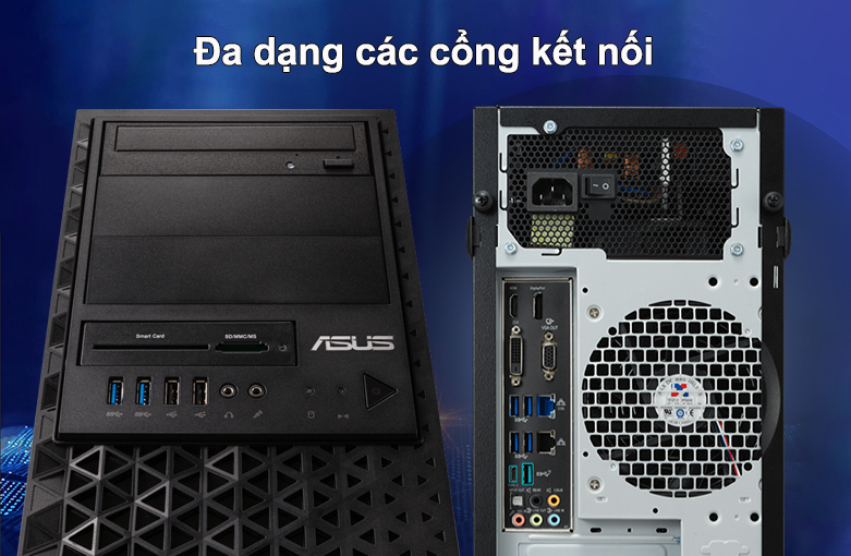 Máy tính để bàn Asus Workstation Pro E500 G6 | Đa dạng cổng kết nối 