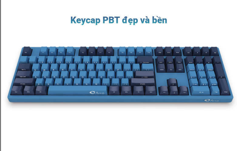 Bàn phím cơ AKKO 3108 SP (Side-printed) Ocean Star Cherry Switch (Blue) | Keycap PBT đẹp và bền