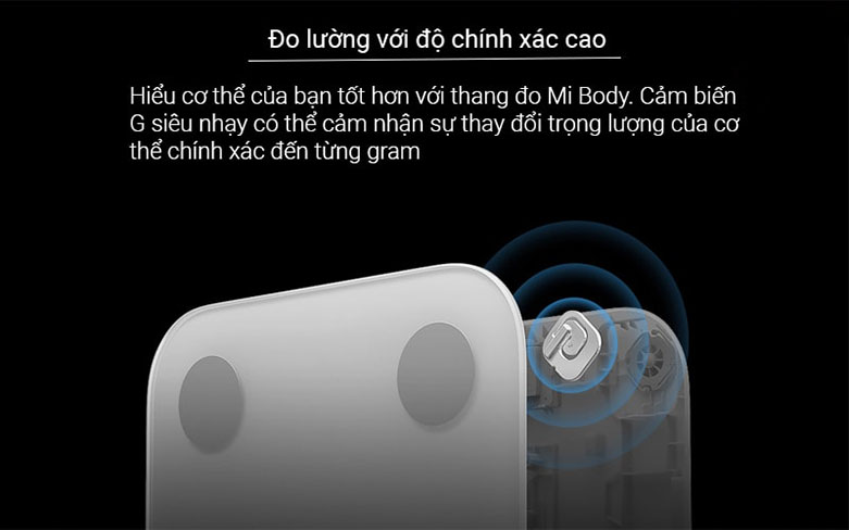 Cân điện tử Xiaomi Mi Body Composition Scale 2 NUN4048GL | Đo lường với độ chính xác cao 