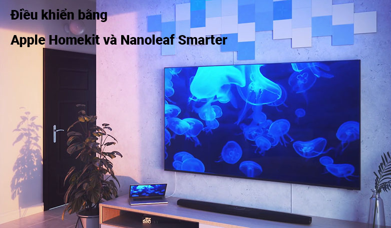 Đèn thông minh Nanoleaf Canvas Smarter Light Kit (NL29-0002SW-9PK) | Điều khiển hiện đại 