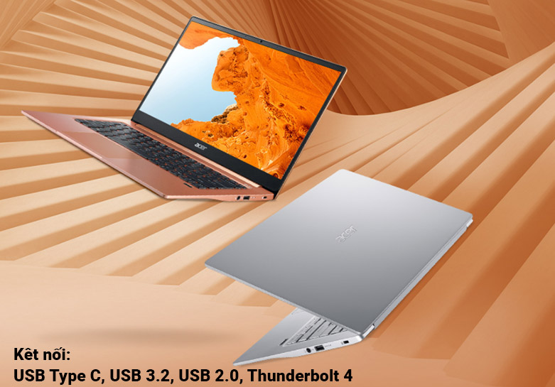 Laptop Acer Swift 3 SF314-59-568P (NX.A0MSV.002) | Đa dạng cổng kết nối