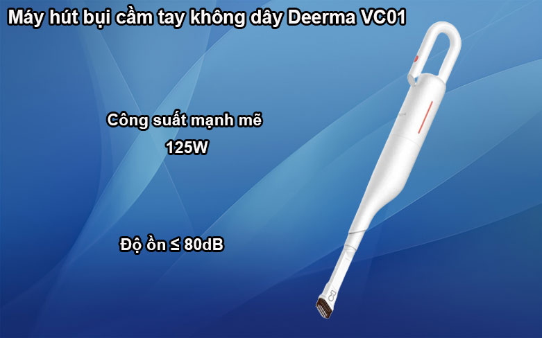 Máy hút bụi cầm tay không dây Deerma VC01 | Công suất mạnh mẽ mẽ