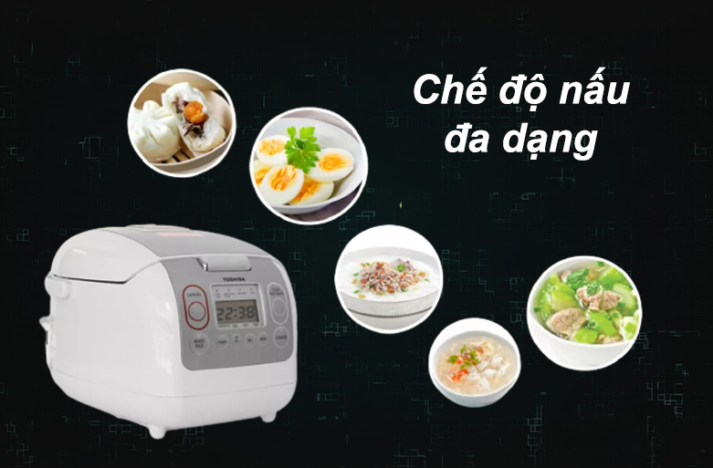 Nồi cơm điện tử Toshiba RC-18NTFV | Chế độ nấu đa dạng