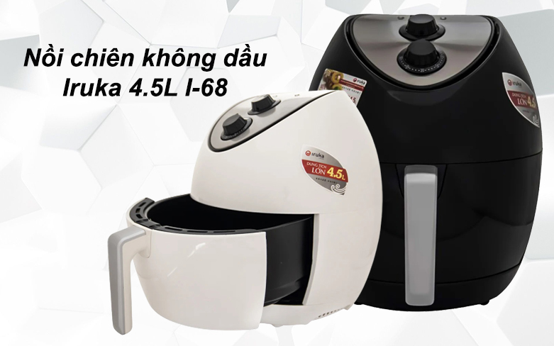 Nồi chiên không dầu Iruka 4.5L I-68