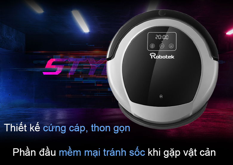 Robot hút bụi lau nhà thông minh W600 Wiffi | Thiết kế cứng cáp, thon gọn