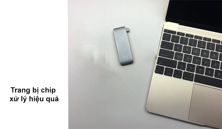 Hub USB-C 5 in 1 Hyper Drive HD21B-GR | Trang bị chip xử lý hiệu quả
