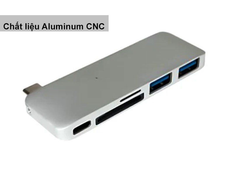 Hub USB-C 5 in 1 Hyper Drive HD21B-SL | Chất liệu bền bỉ