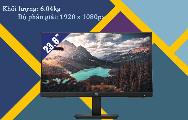 Màn hình LCD HP 23.8" P24h G4 FHD 7VH44AA | Khối lượng vừa phải