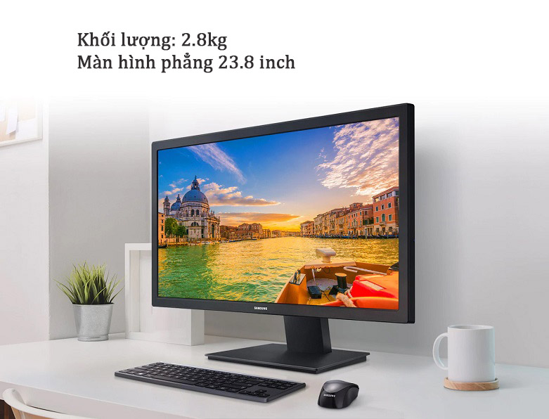 Màn hình LCD SAMSUNG 23.8" LS24A310NHEXXV | Thiết kế sang trọng 