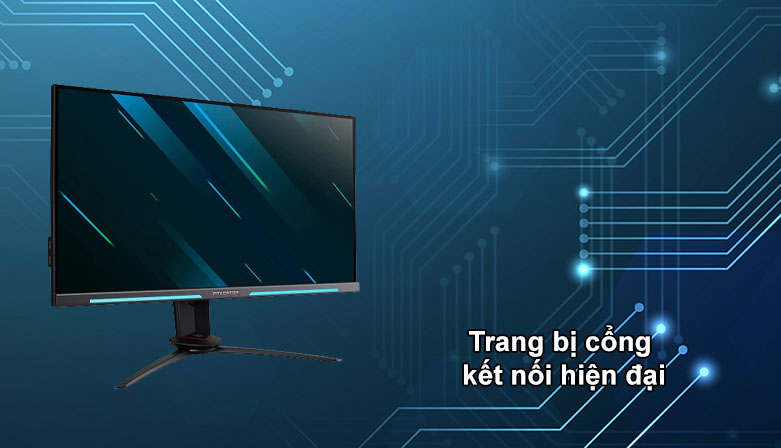 Màn hình LCD Acer 27" Predator XB273U GS | Trang bi cổng kết nối hiện đại 
