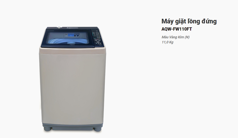 Máy giặt Aqua 11.0kg AQW-FW110FT | Máy giặt lồng đứng