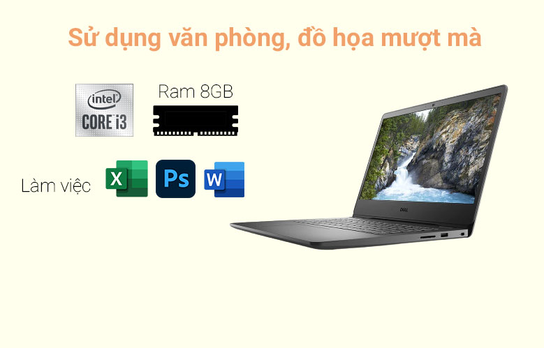 Laptop Dell Vostro 14 3400 | Sử dụng văn phòng, đồ họa mượt mà