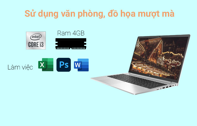 Laptop HP ProBook 450 G8-2H0U4PA | Sử dụng văn phòng, đồ họa mượt mà 