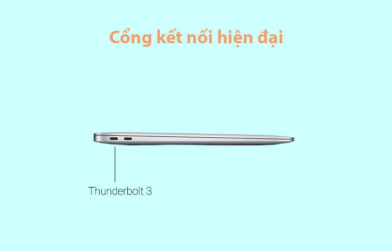 Laptop MacBook Air 2020 13.3" MGN93SA/A | Cổng kết nối hiện đại 