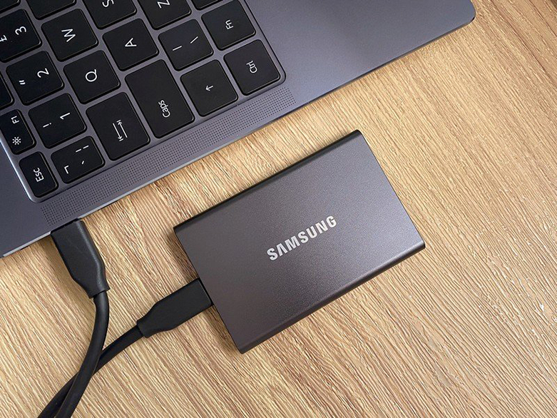 Ổ cứng SSD Samsung Portable T7 Non Touch 500GB 2.5" (MU-PC500T/WW) | Cổng kết nối 3.2