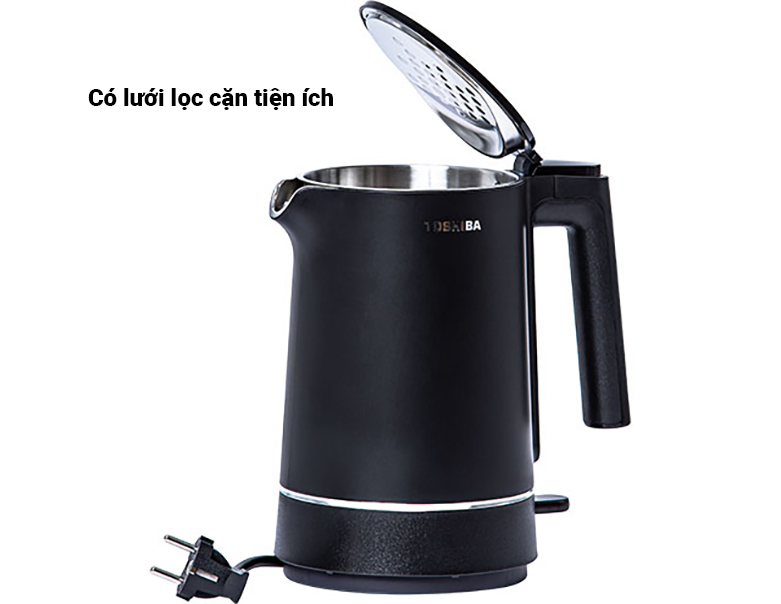 Ấm siêu tốc Toshiba KT-15DS1NV | có lưới lọc cặn tiện ích