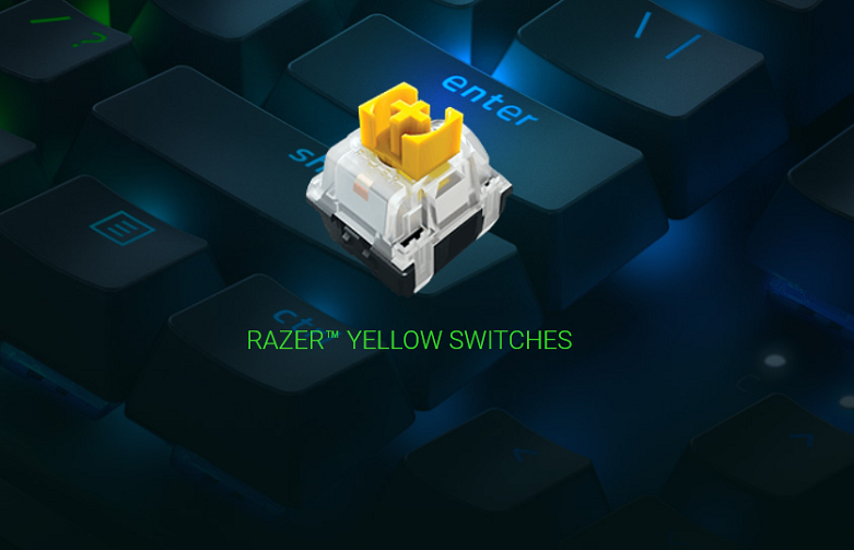 Razer Blackwidow V3 Yellow Switch (RZ03-03541900-R3M1) | Bàn phím Razer Blackwidow V3 Yellow Switch