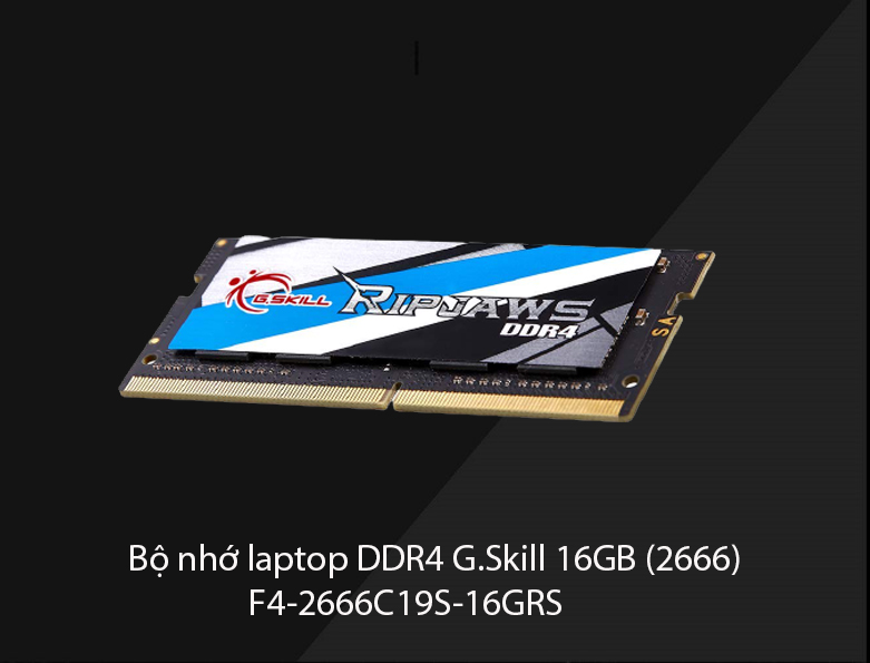 Bộ nhớ laptop DDR4 G.Skill 16GB (2666) F4-2666C19S-16GRS | 