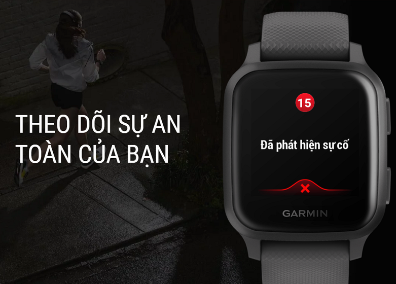 Đồng hồ thông minh Garmin Venu Sq Shadow Gray | Theo dõi sự an của bạn 