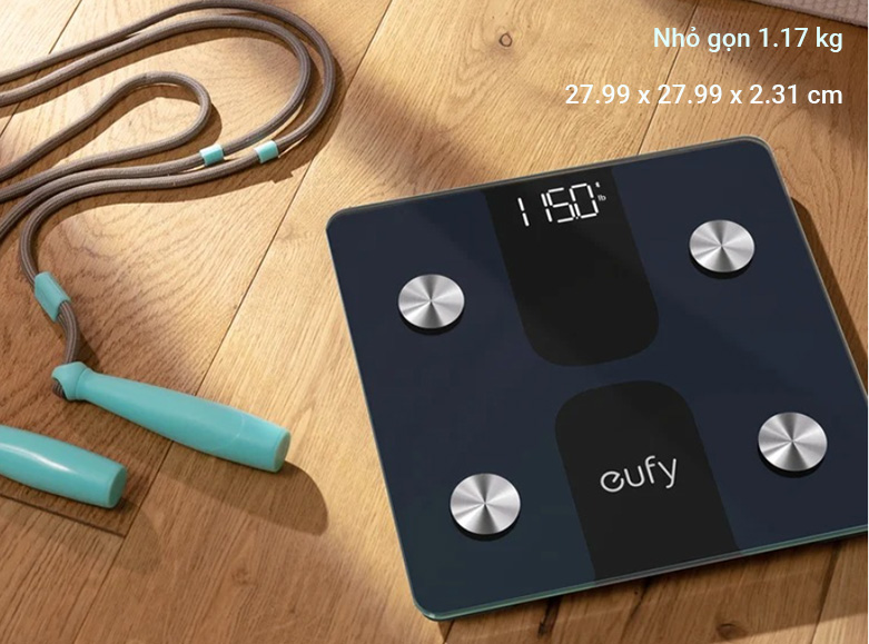 Eufy Smart Scale C1 T9146 (Trắng) | Thiết kế nhỏ gọn 