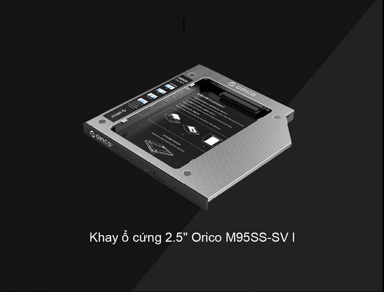 Khay ổ cứng 2.5'' Orico M95SS-SV | 