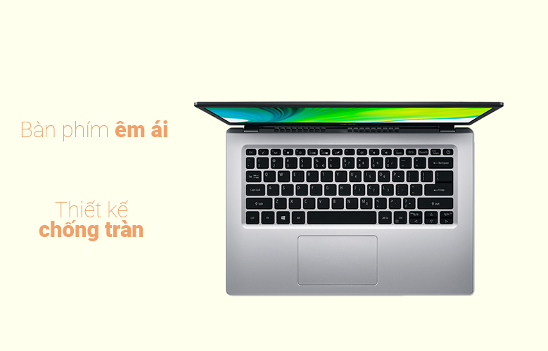 Laptop Acer Aspire 5 A514-54-38AC | Bàn phím êm ái