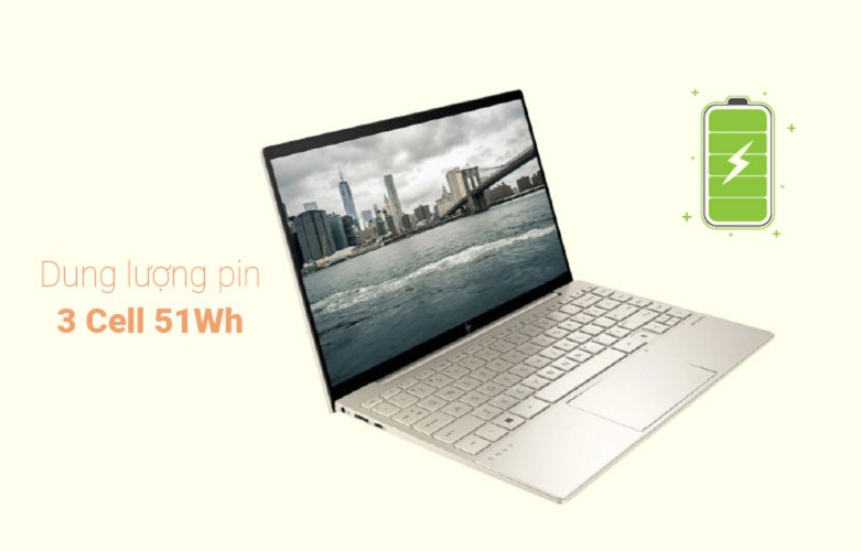 Laptop HP Envy 13-ba1030TU (2K0B6PA) | Thời gian sử dụng pin cao