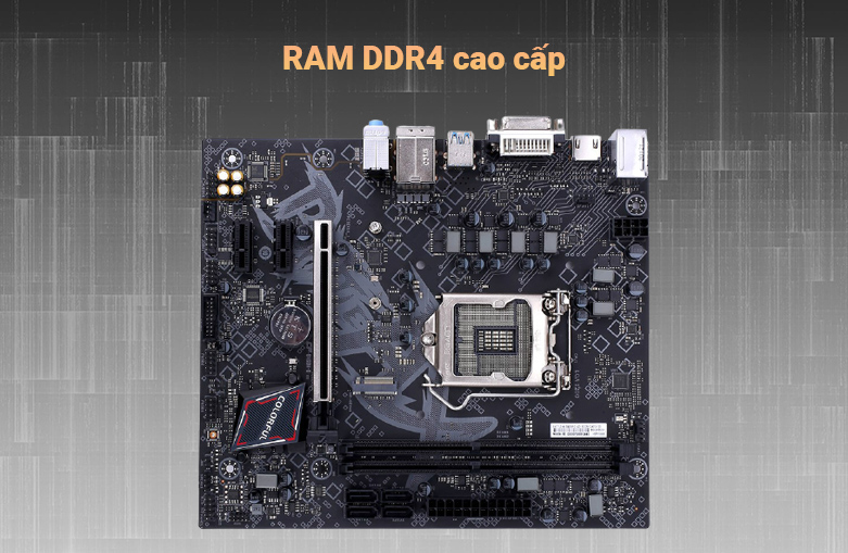 Mainboard Colorful BATTLE-AX B460M-D V20 | Hỗ trợ RAM DDR4 cao cấp