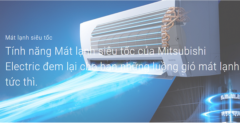 Máy lạnh Mitsubishi Electric MS-JS25VF Inverter 1HP | Mát lạnh siêu tốc