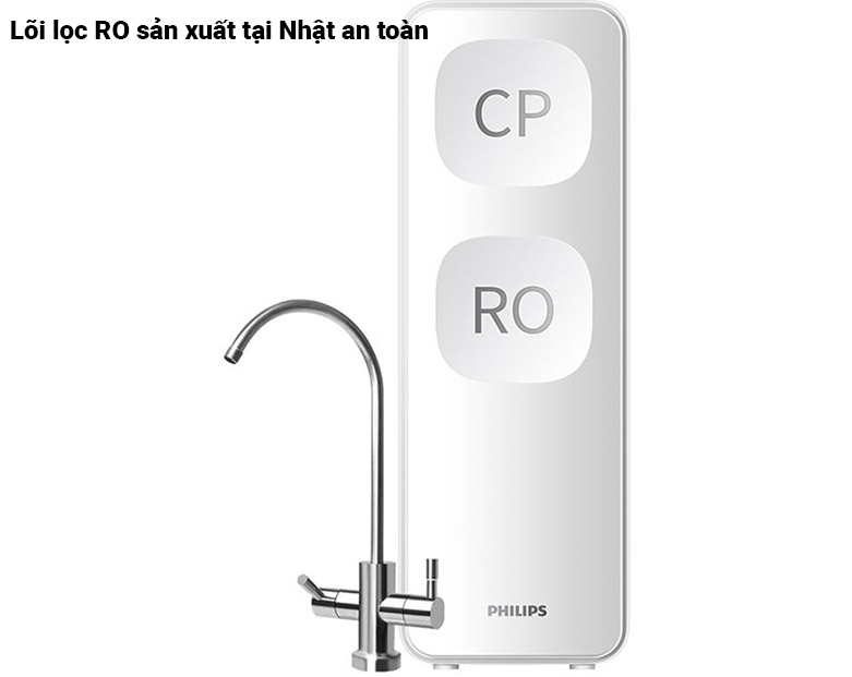 Máy lọc nước RO Philips AUT3015 | Các thiết bị lọc có thể được dễ dàng thay thế, cùng với lõi lọc RO sản xuất tại Nhật đem đến hiệu suất cao