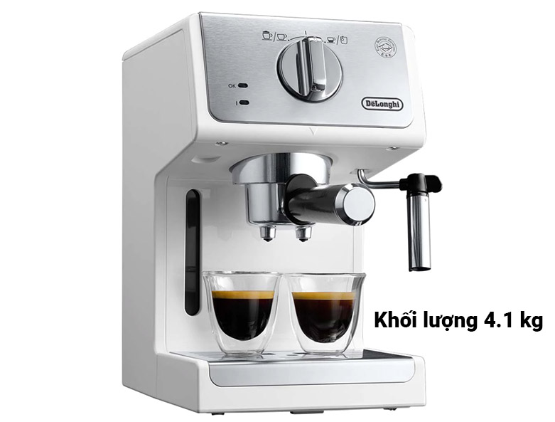 Máy pha cà phê Delonghi ECP33.21.W | khối lượng 4.1 kg