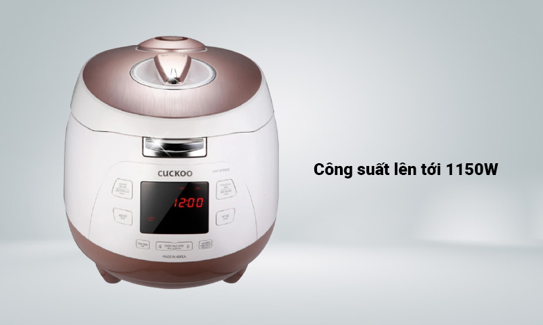 Nồi cơm áp suất điện tử Cuckoo CRP-M1000S | Sở hữu công suất lớn