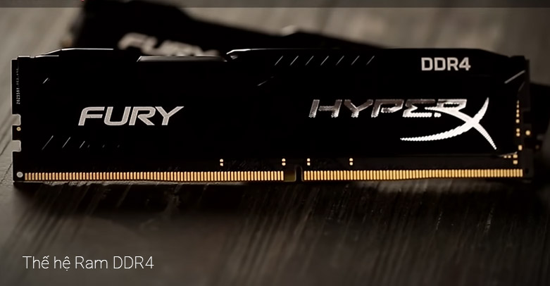 Ram DDR4 Kingston HyperX Fury Black 8GB (3000) (HX430C15FB3/8) | Thế hệ Ram DDR4 chất lượng