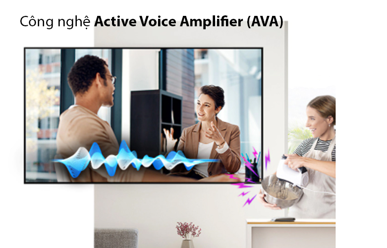 Smart Tivi Neo QLED Samsung 4K 75 inch QA75QN85AAKXXV | công nghệ khuếch đại âm thanh Active Voice Amplifier