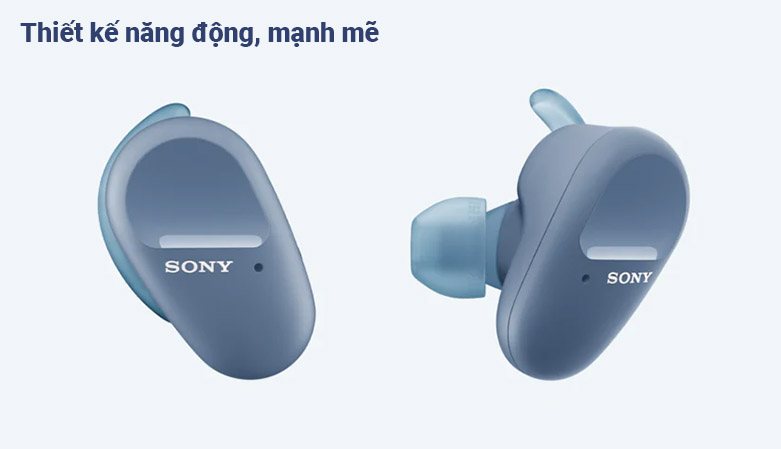 tai nghe Bluetooth Sony WF-SP800N/LME (Xanh) | Thiết kế năng đông mạnh mẽ