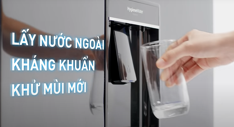 Tủ lạnh Panasonic Inverter 410 lít NR-BX460WKVN | Lấy nước ngoài kháng khuẩn, khửi mùi mới 