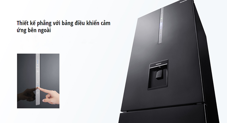 Tủ lạnh Panasonic Inverter 410 lít NR-BX460WKVN| Thiết kế phẳng